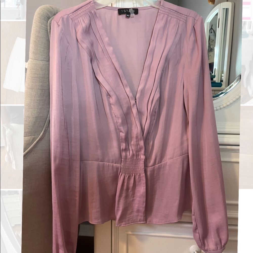Pink blouse
